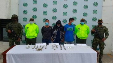 En Ocaña capturan a tres hombres por traficar drogas en los barrios