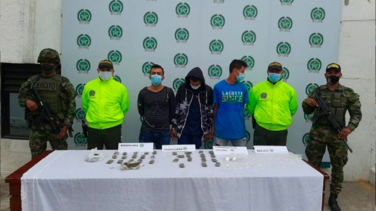 En Ocaña capturan a tres hombres por traficar drogas en los barrios